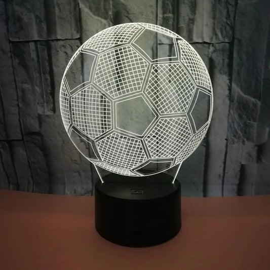 Colorful Football Lamp