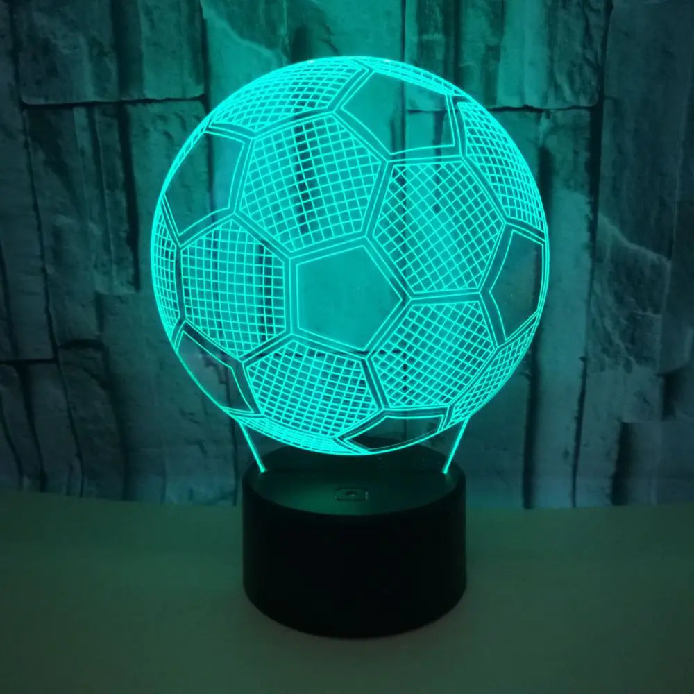 Colorful Football Lamp