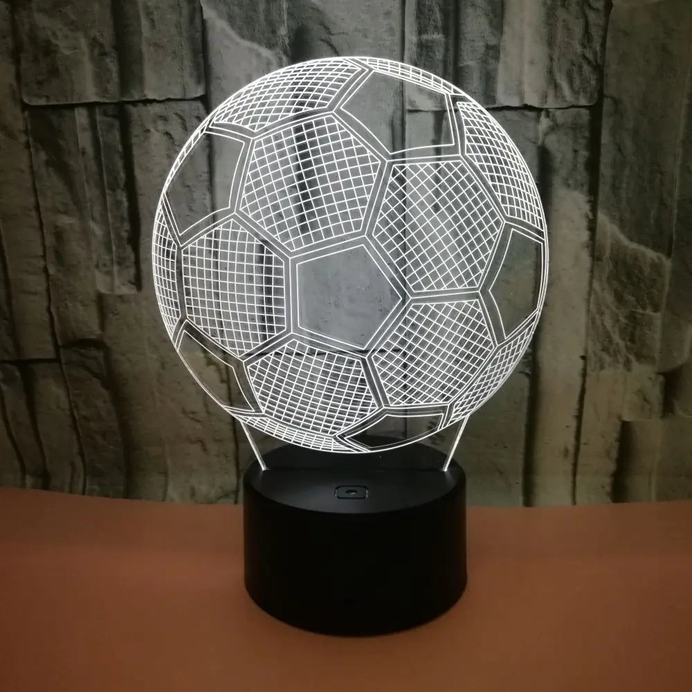 Colorful Football Lamp