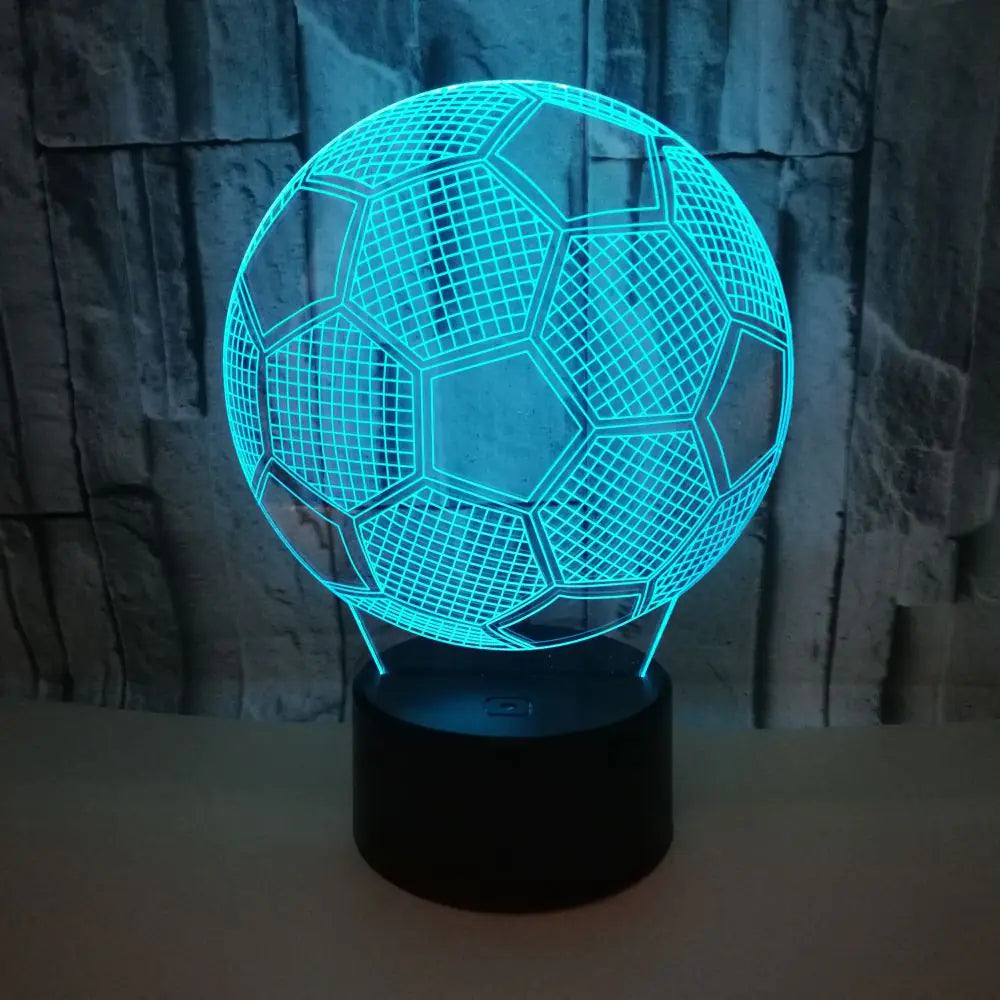 Colorful Football Lamp