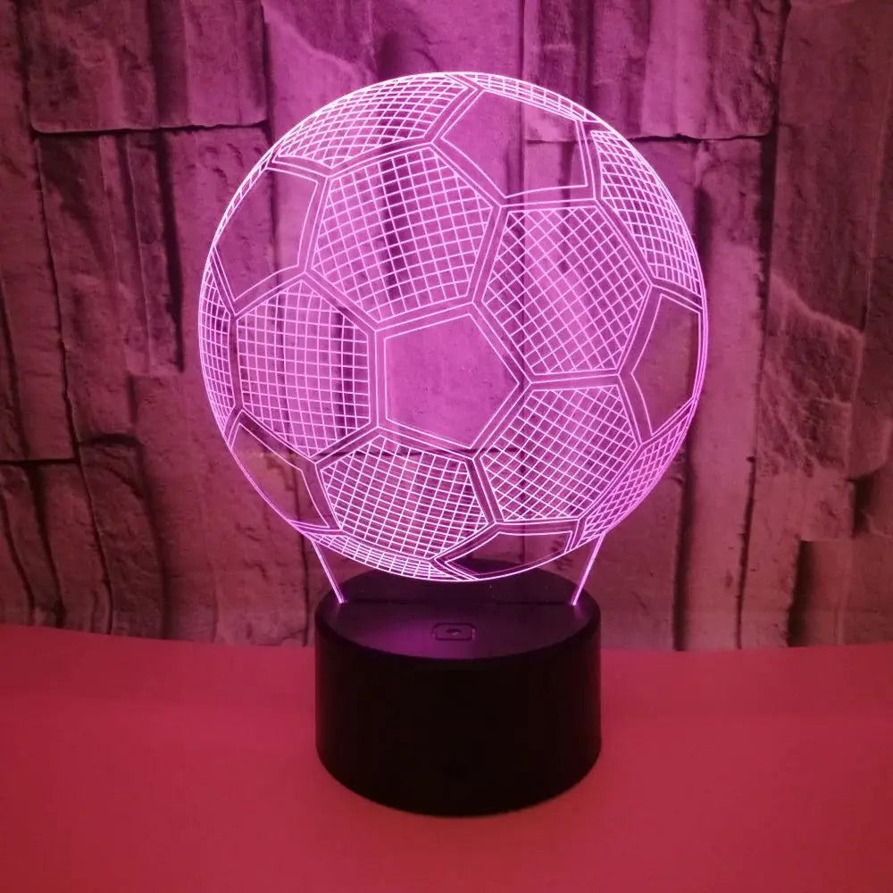 Colorful Football Lamp
